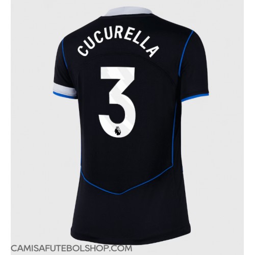 Camisa de time de futebol Chelsea Marc Cucurella #3 Replicas 3º Equipamento Feminina 2025-26 Manga Curta